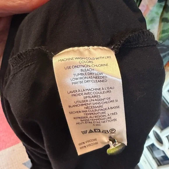 Anthropologie Abstract Watercolor Somerset Tiered Maxi Dress XL Green Orange - Picture 4 of 16